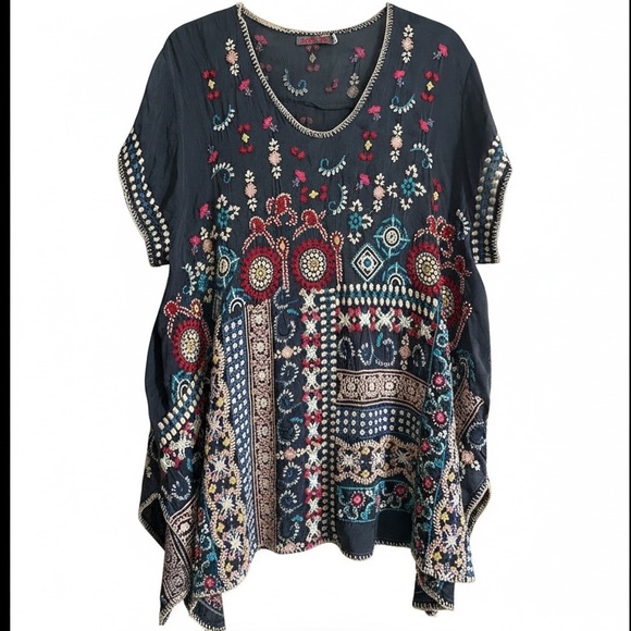 Johnny Was Madhuri Heavily Embroidered Tunic - Picture 3 of 8